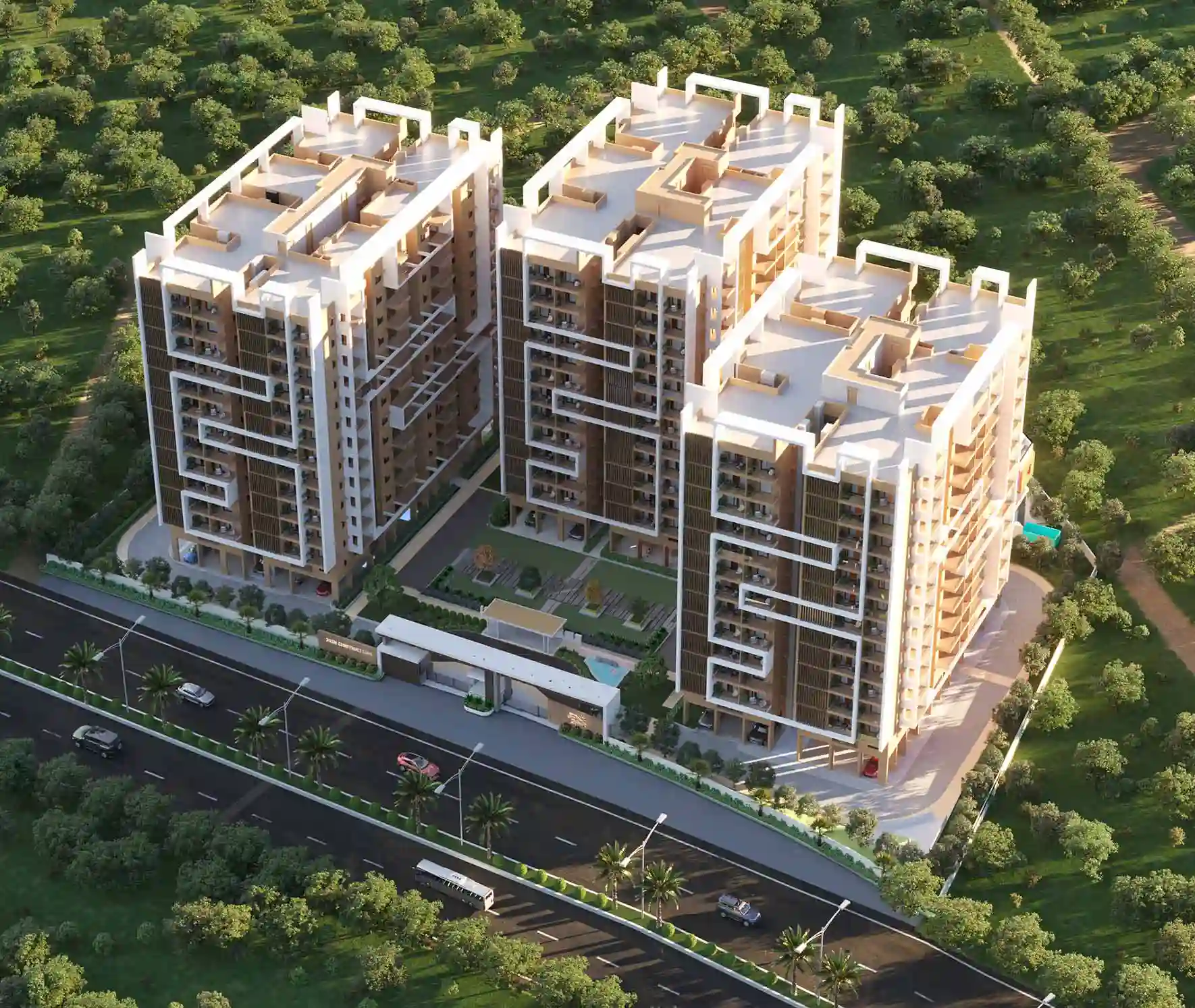 Jains Fairmount Sri Ram Garden 2 - Luxury Apartments in Kompally Hyderabad